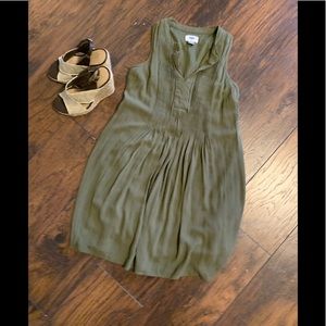 Old Navy Army Green Sun Dress with lining.